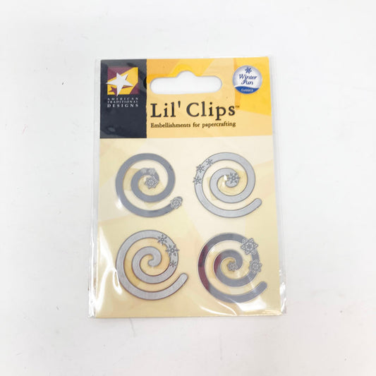 American Traditional Designs Lil' Clips Snow Clip