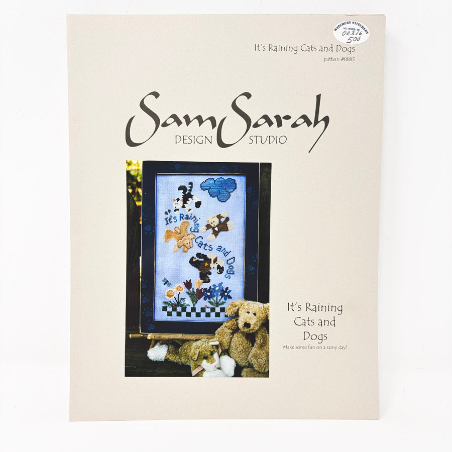 It's Raining Cats & Dogs – Sam Sarah Cross Stitch Pattern