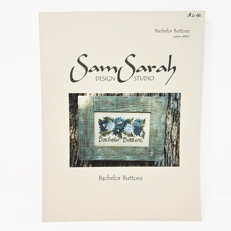 Bachelor Buttons – Sam Sarah Cross Stitch Pattern