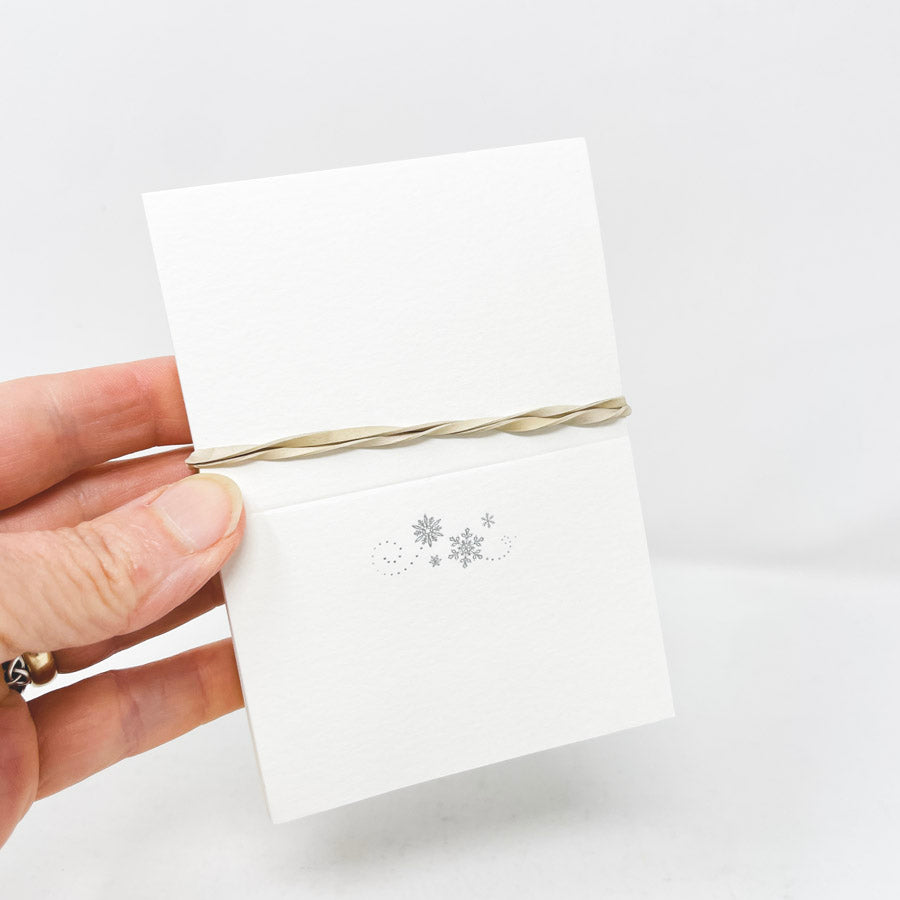 Sweet Snowflake Notes (White)