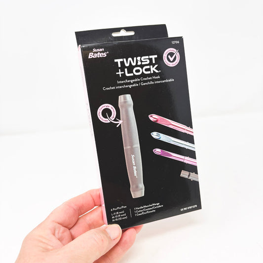 Susan Bates Twist & Lock Interchangeable Crochet Hook L-N