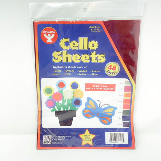 HyGloss Cello Sheets - 8.5" x 11"