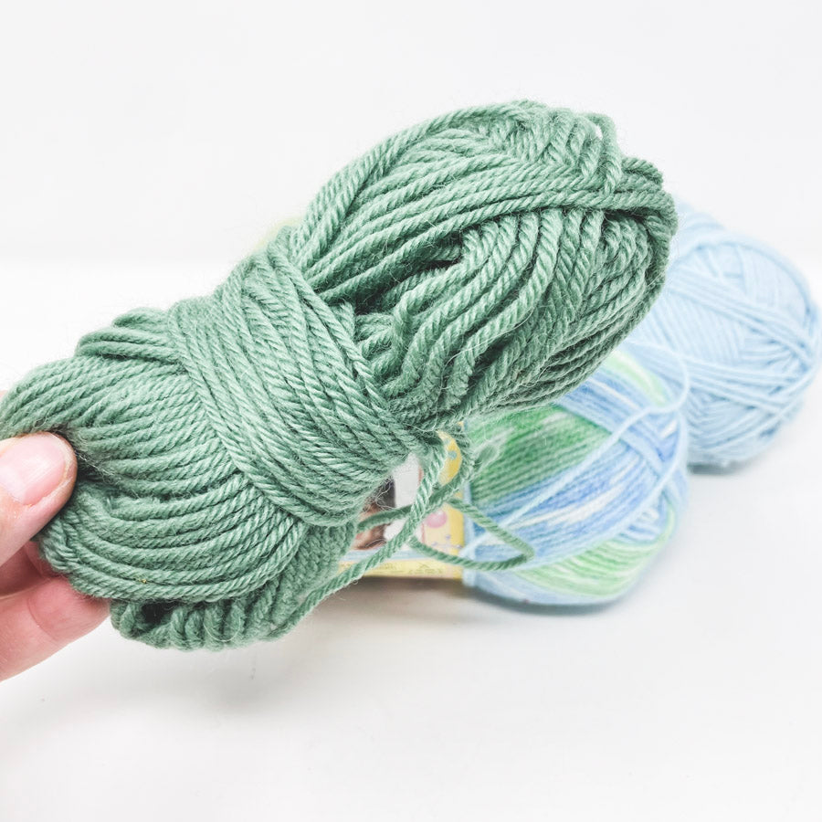 Froggy Baby Blues Yarn Bundle