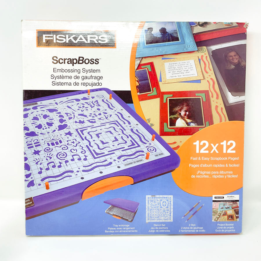 Fiskars 12" x 12" ScrapBoss Embossing System