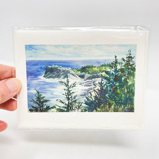 Spring Seascape card