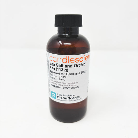 Candle Science 4oz Sea Salt & Orchid Fragrance