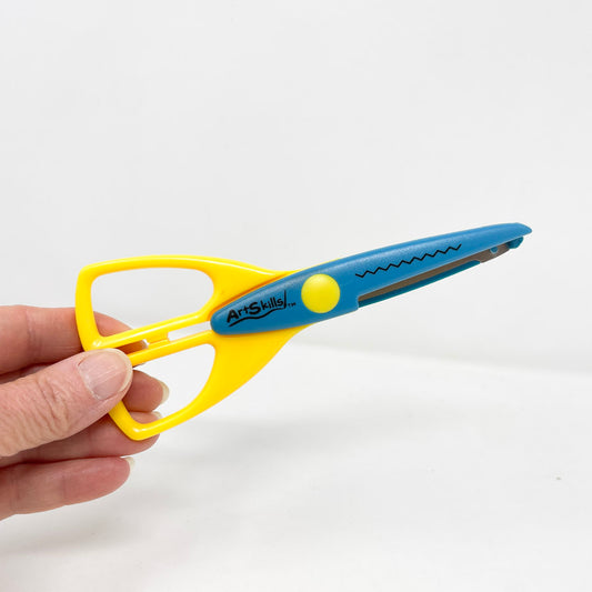ArtSkills Yellow Handle Decorative Paper Edger Scissors