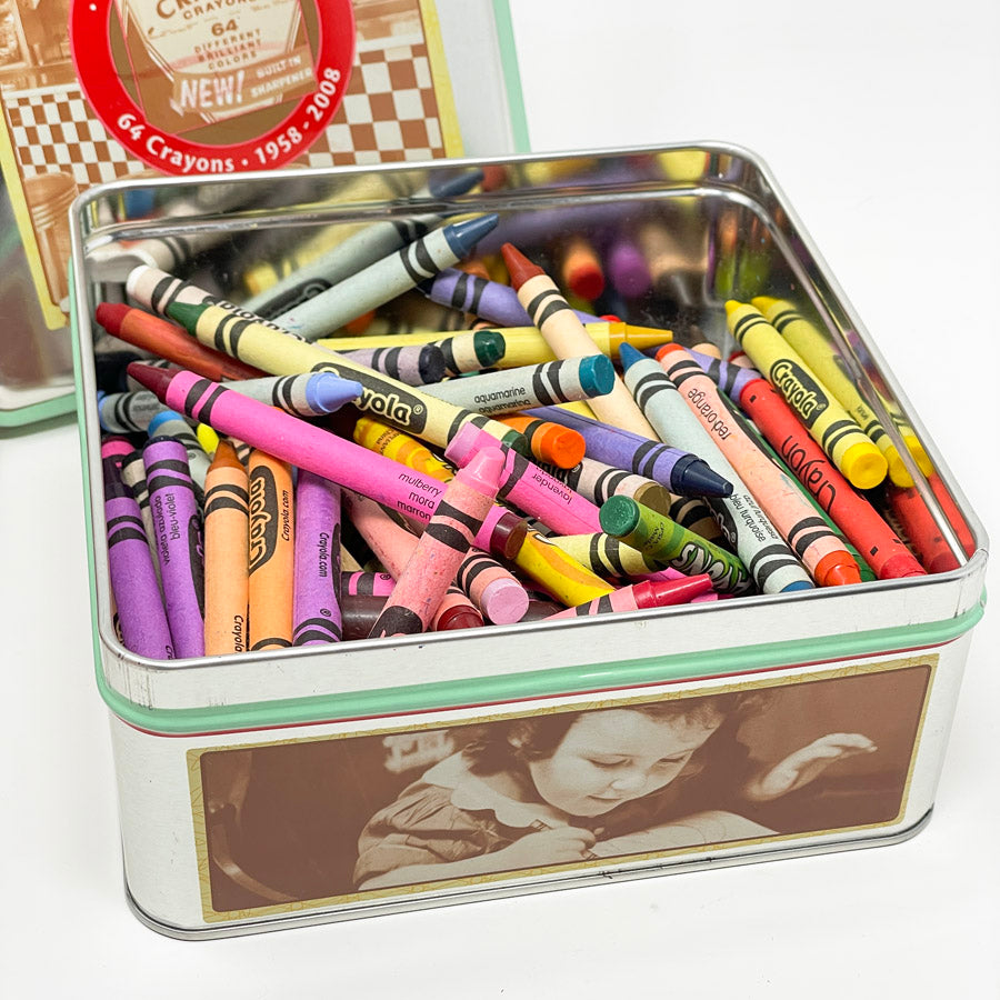 Crayola 50th Birthday Tin & Crayons