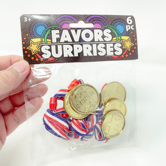 Gold Metal Favor Pack