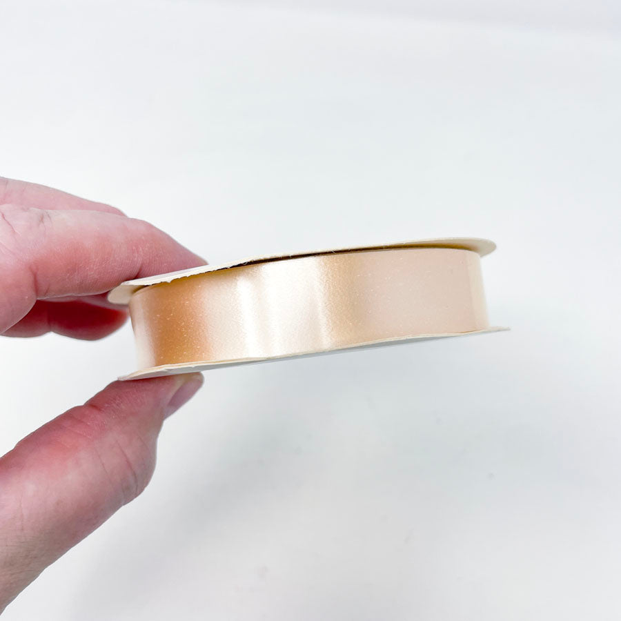 Pale Gold Paper Ribbon Spool