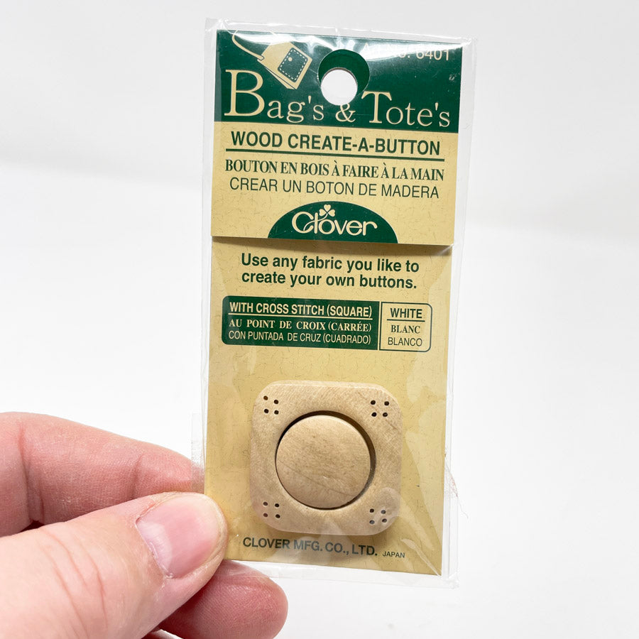 Clover Bag's & Tote's Wood Create-A-Button (2)