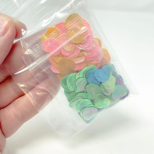 Conversation Hearts Confetti