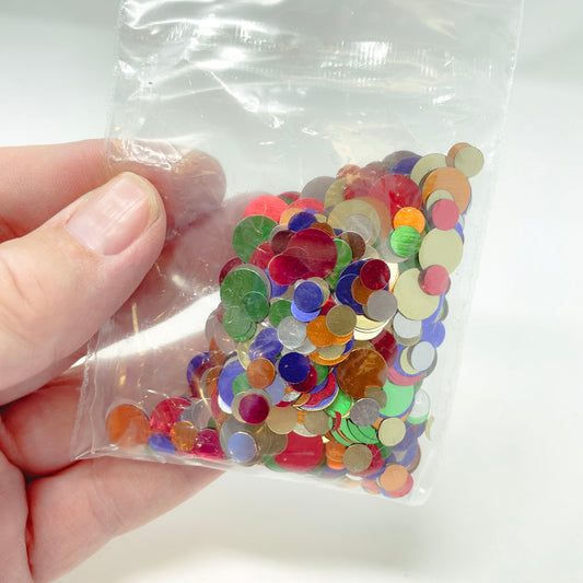 Multicolor Circle Confetti