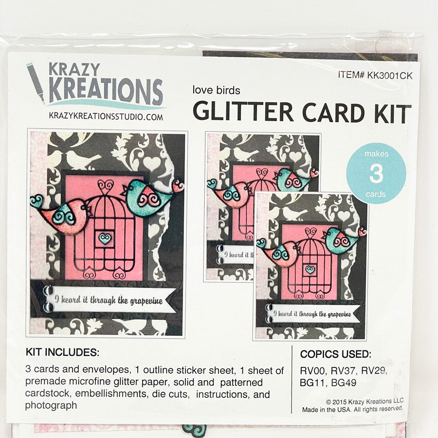Krazy Kreations Card Kits (Partial)