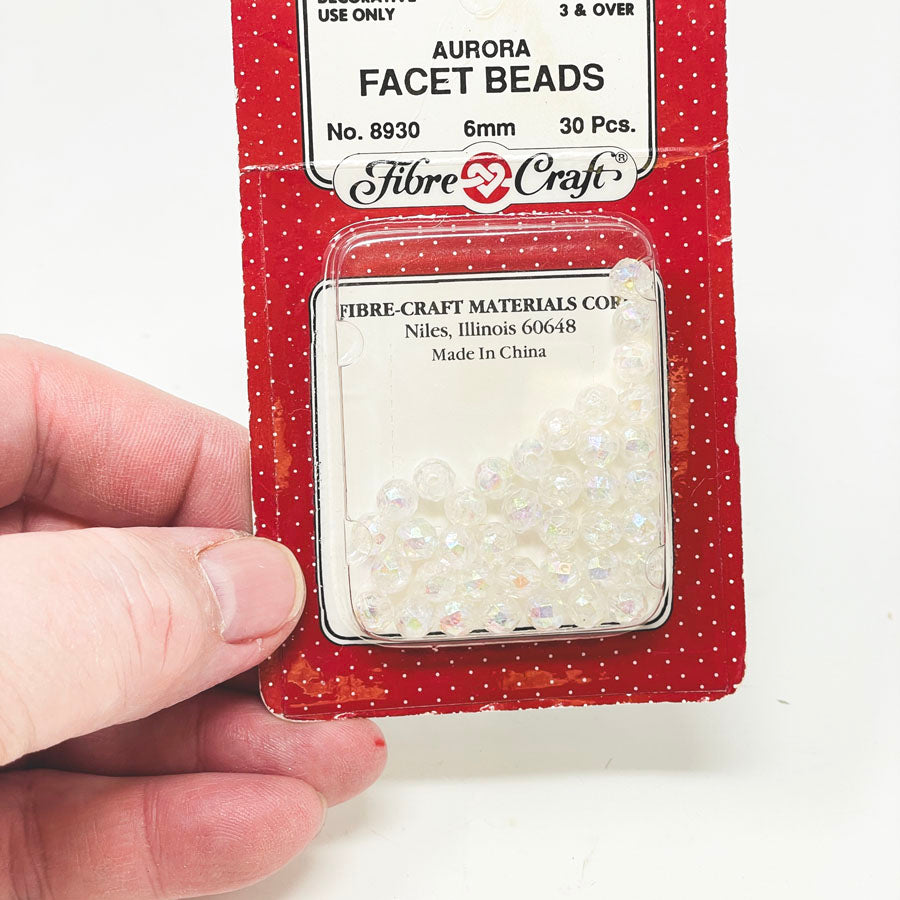 Fibre Craft Aurora Facet Beads