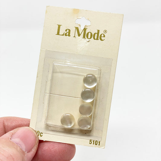 Vintage Sm La Mode Pearl Buttons (5)
