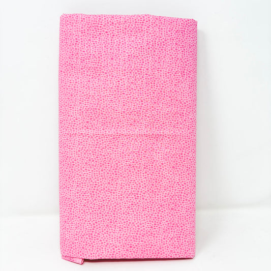 1.5 Yds x 44" Pink Polka Dot Seersucker Fabric