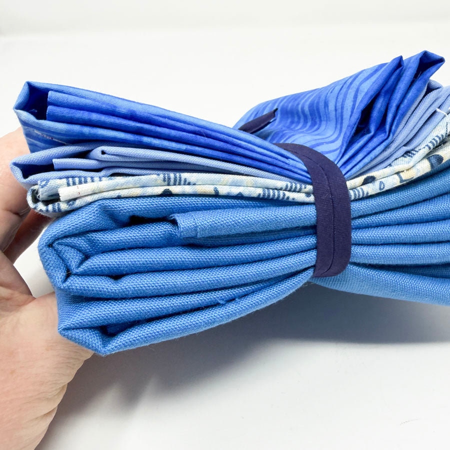 Watery Blues Fabric Bundle