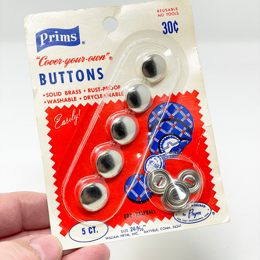 Vintage Prims Cover Your Own Buttons