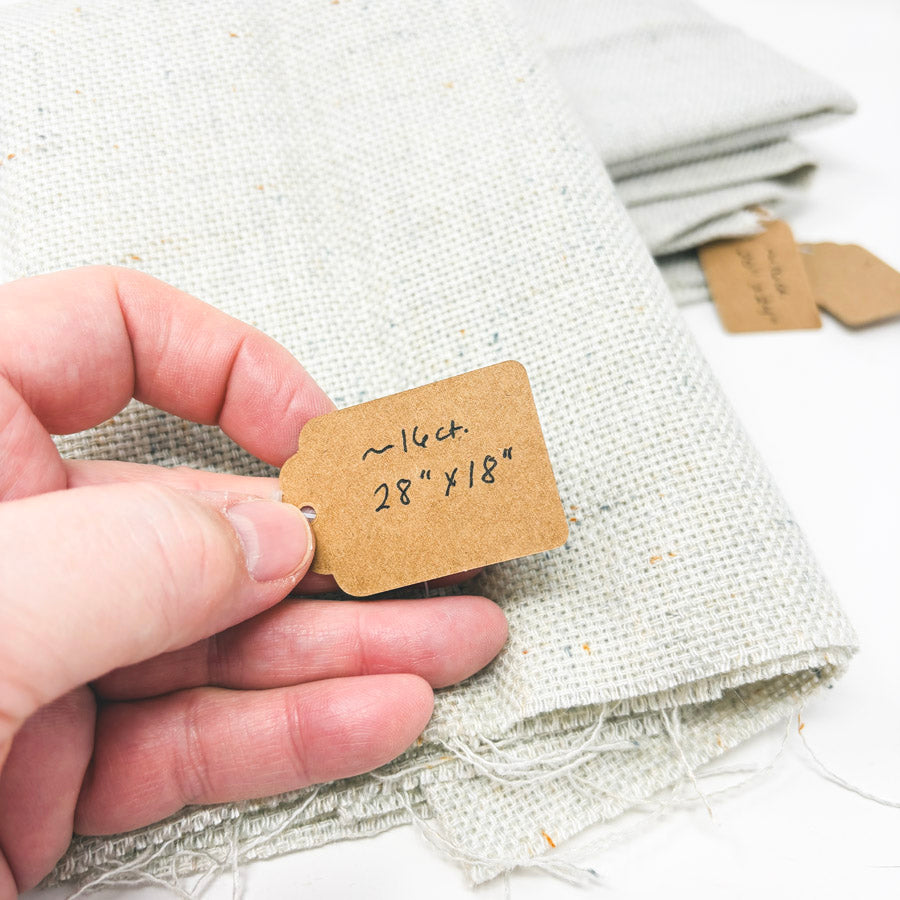16 ct. Oatmeal Tweed Wool Blend Aida
