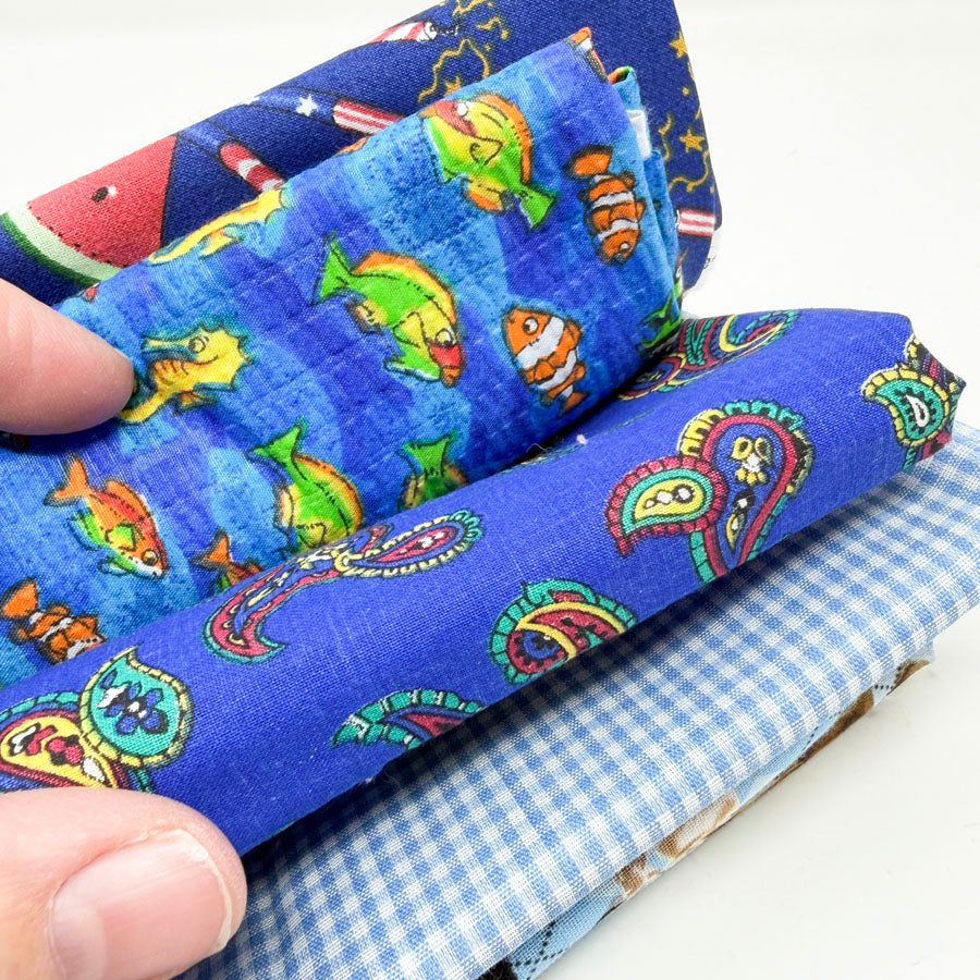 Puppy Blues Fabric Bundle