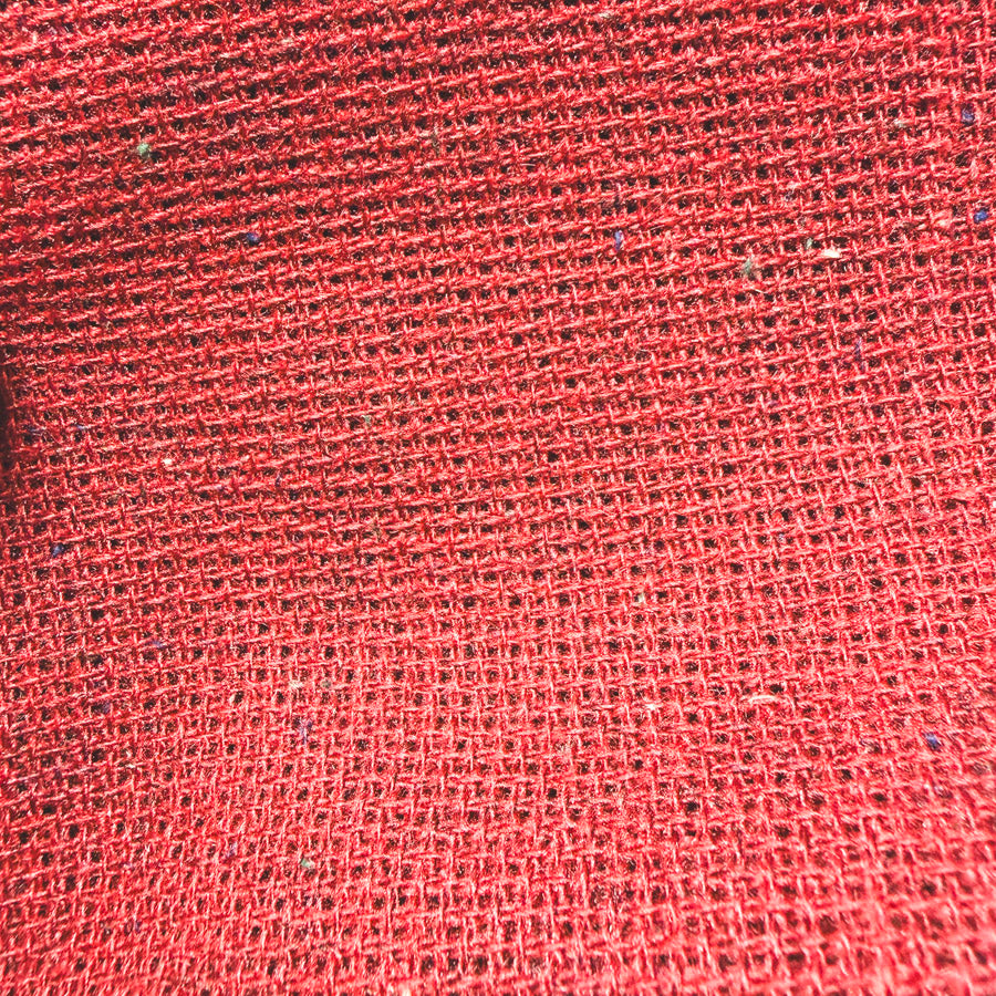 Deep Red Tweed Wool Cross Stitch Fabric – Assorted Counts
