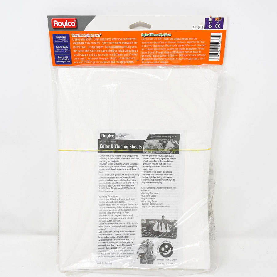 Roylco Color Diffusing Paper 9"x12"
