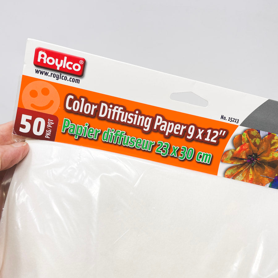 Roylco Color Diffusing Paper 9"x12"