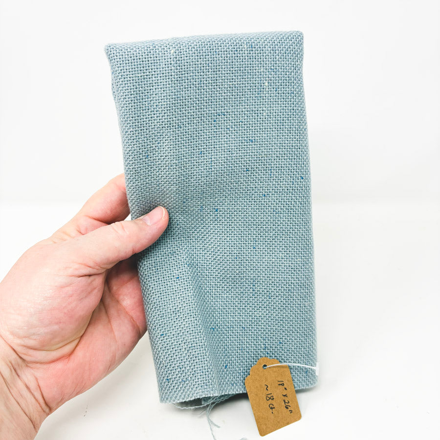 Seafoam Tweed Wool Evenweave – 18 Count – 18" x 26