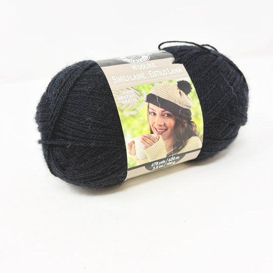 Loops & Threads Woolike Yarn Black