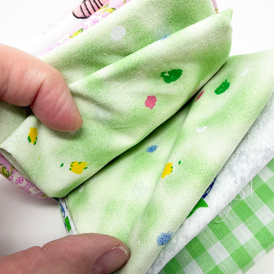 Spring Pink & Green Fabric Bundle