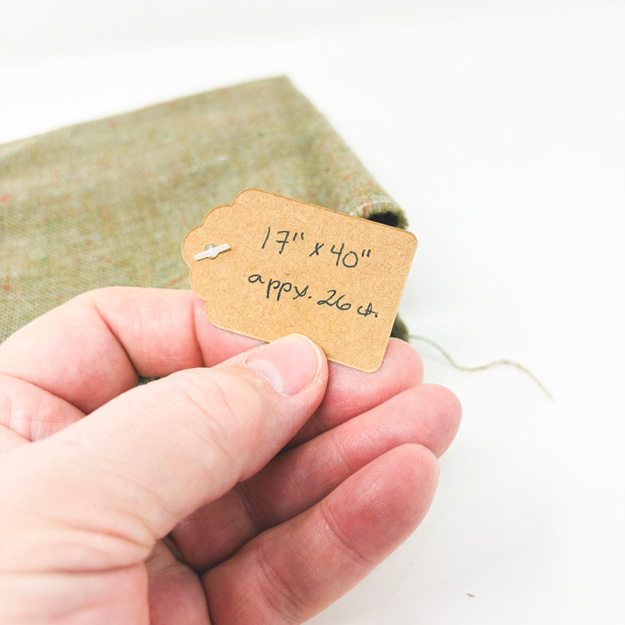 Natural Flecked Wool Evenweave – Approx. 26 Count – 17" x 40"