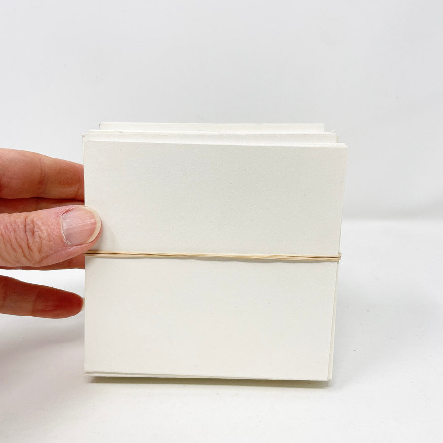 Bundle of White Chipboard Squares
