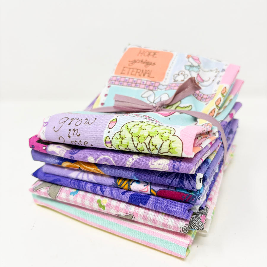 Easter Pink & Purple Fabric Bundle