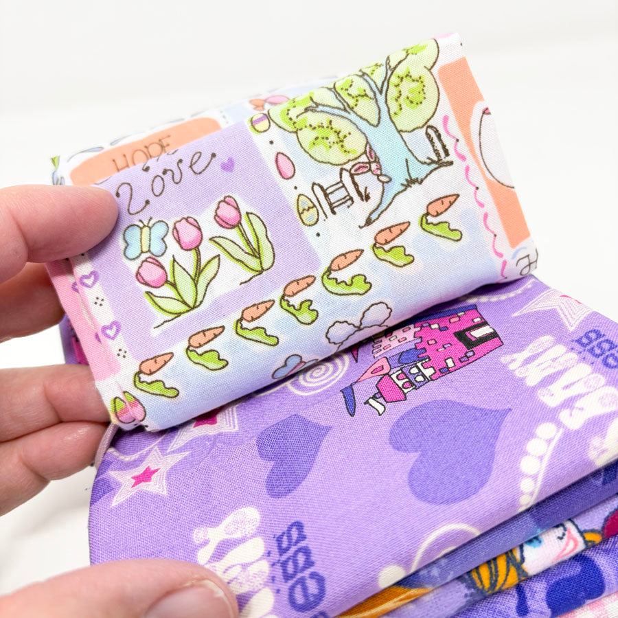 Easter Pink & Purple Fabric Bundle