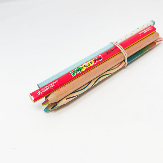 Kids Multicolor Colored Pencil Bundle