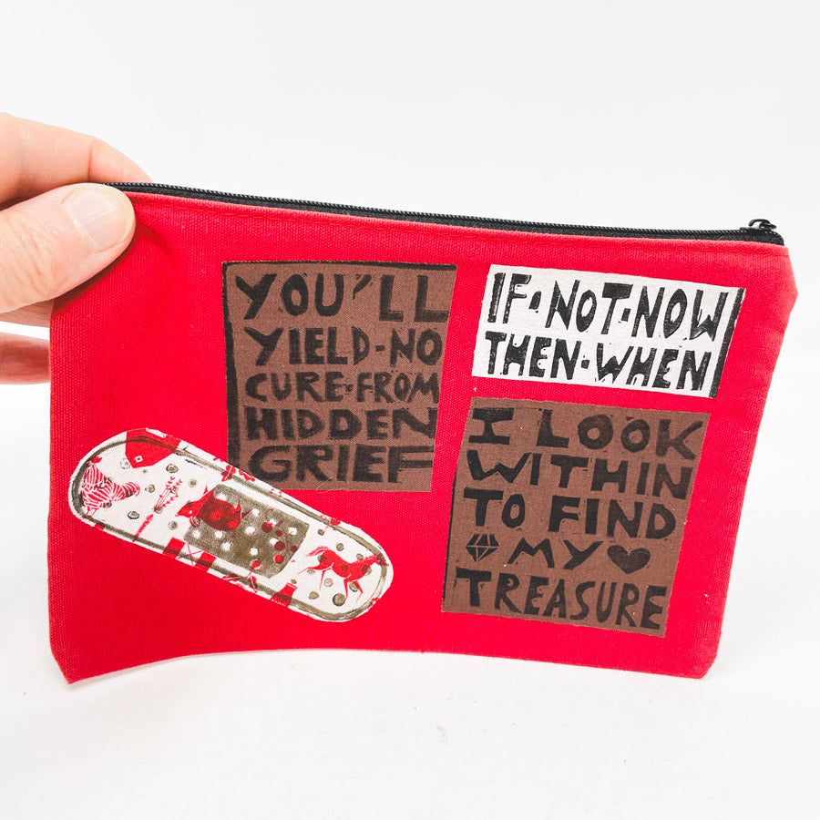 Bright Red Healing Pouch