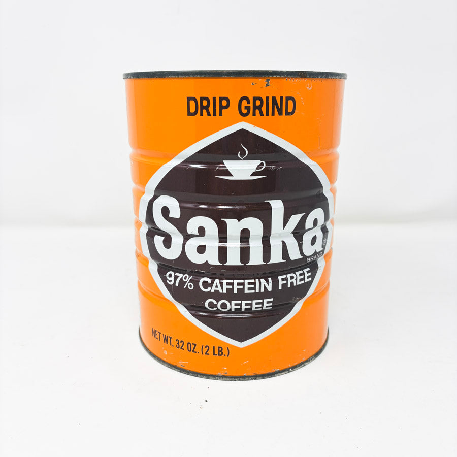 Vintage Sanka Coffee Tin (no lid)