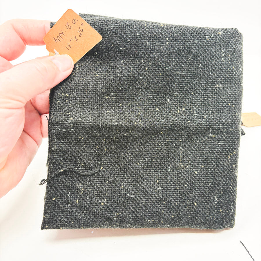 Black Rustic Linen-Blend / Rustico-Style Aida - Asst. Counts