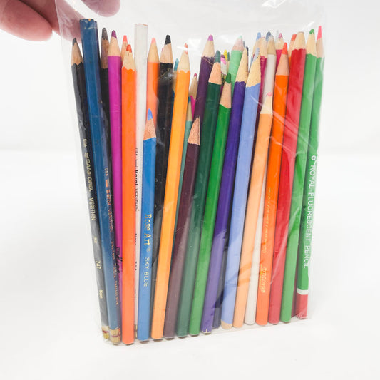 Assorted Colored Pencils - 6" x 9" Bag