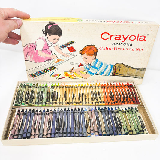 Vintage Crayola Color Drawing Set No. 72