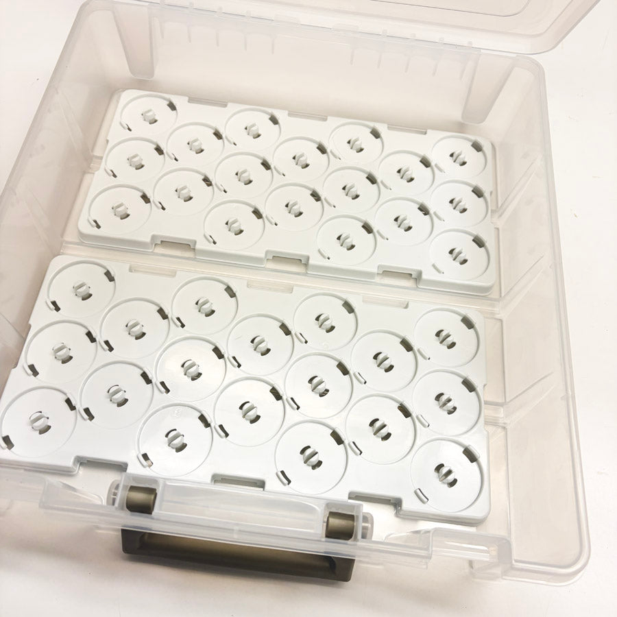 Artbin's Super Satchel Box With Two Thread Trays