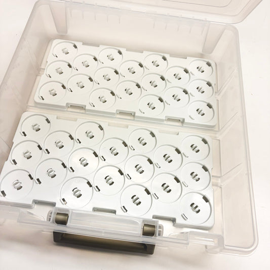 Artbin's Super Satchel Box With Two Thread Trays