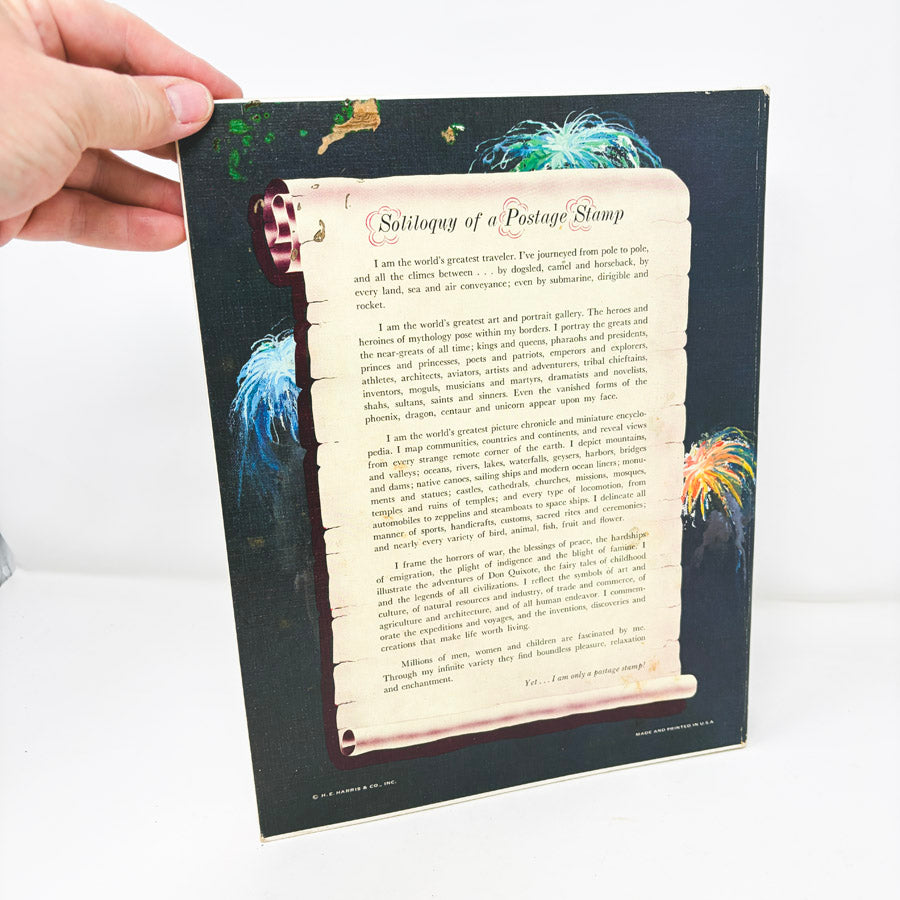 Vintage Independence United States Postage Stamp Album