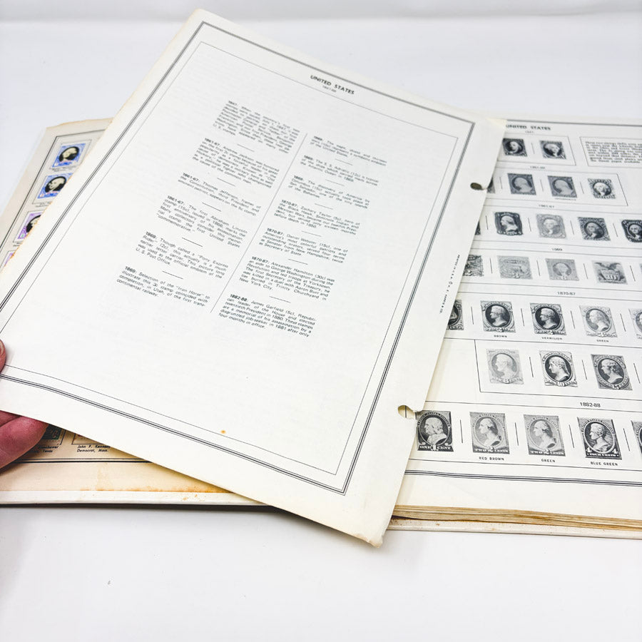 Vintage Independence United States Postage Stamp Album