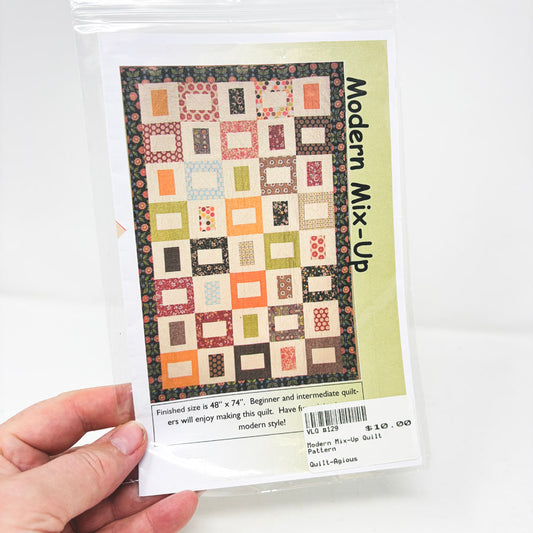 Modern Mix Up Quilt Pattern by Vanilla Latte Quilts