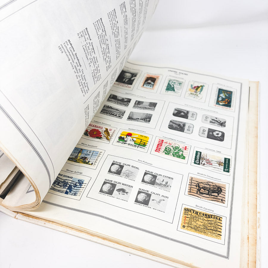 Vintage Independence United States Postage Stamp Album