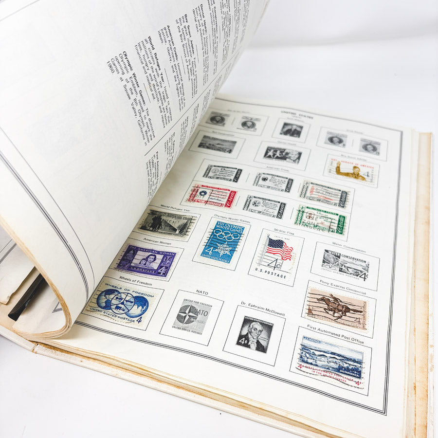 Vintage Independence United States Postage Stamp Album