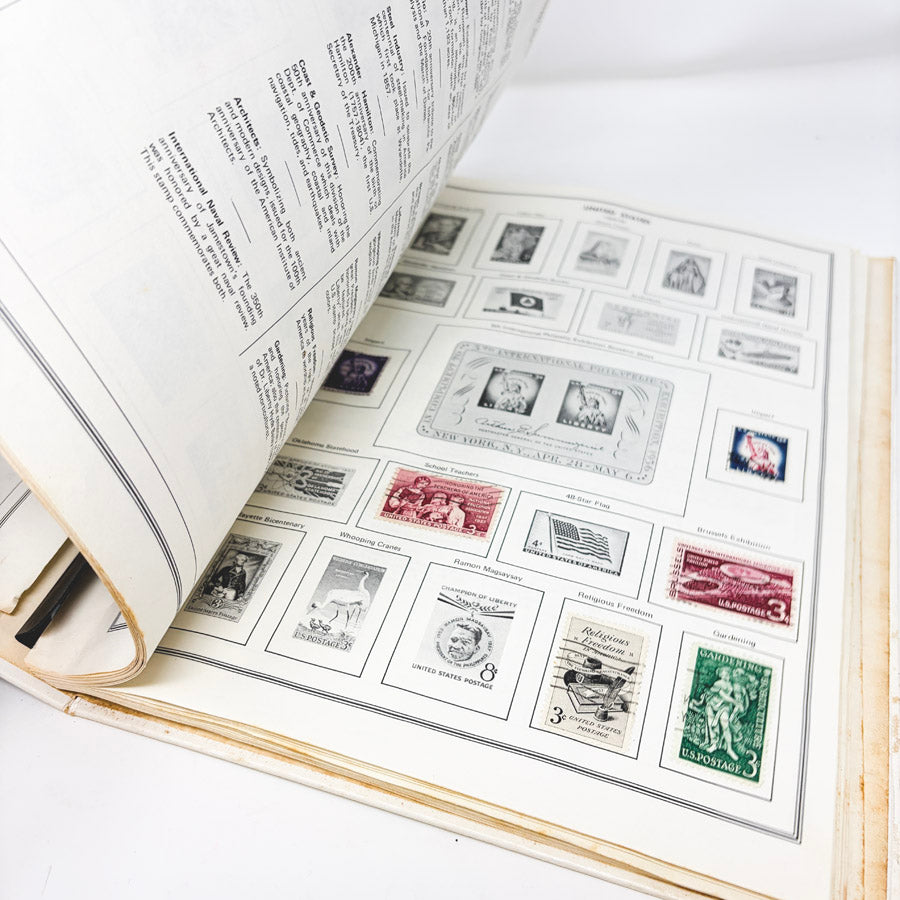 Vintage Independence United States Postage Stamp Album