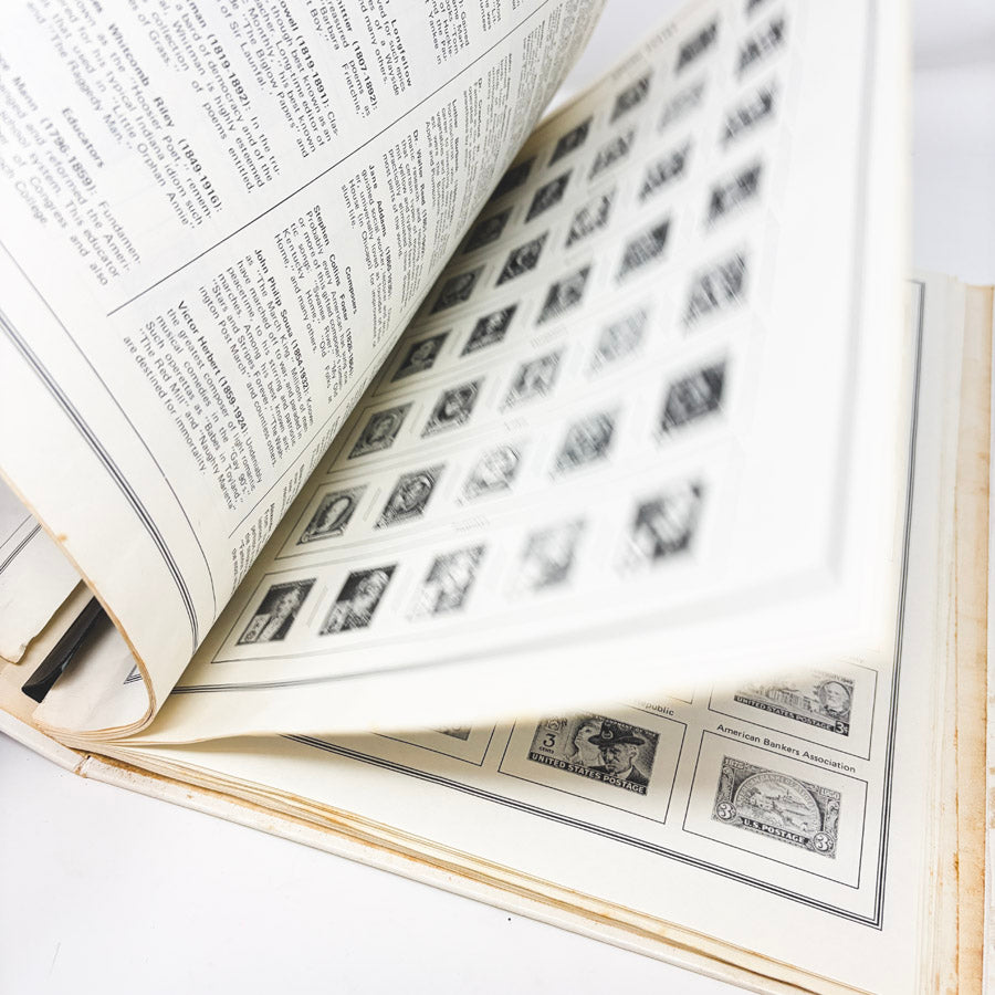 Vintage Independence United States Postage Stamp Album
